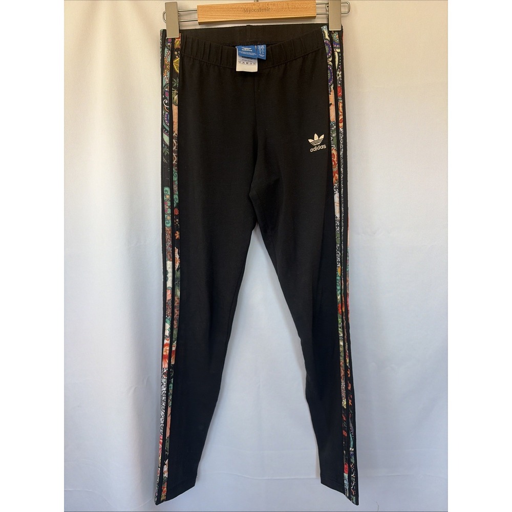 Adidas Original x The Farm Jardim Agharta Leggings Colorful Floral Size XS